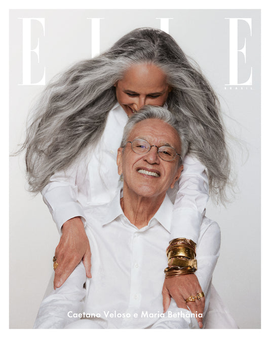 ELLE Print Avulsa (mar/24) Vol 15 - Capa Caetano Veloso e Maria Bethânia