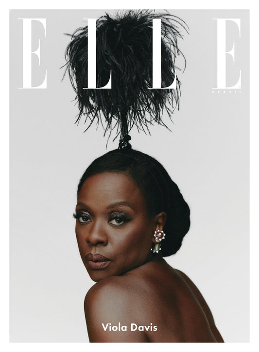 ELLE Impressa - Volume 9 - Capa Viola Davis Plumas (set/22)